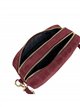 Bolso bandolera de piel serraje efecto coco