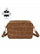 Bolso bandolera de piel serraje efecto coco