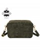 Bolso bandolera de piel serraje efecto coco