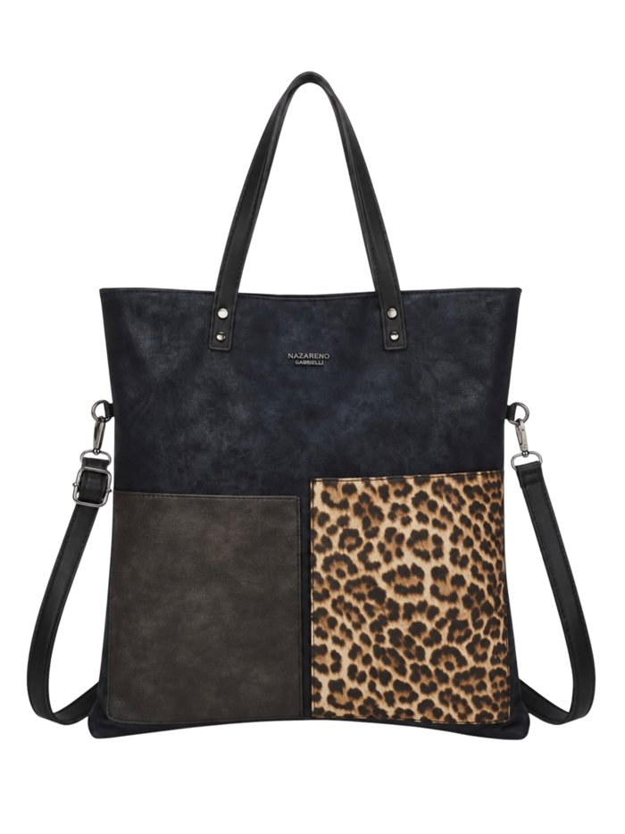 Bolso shopper animal print