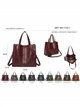 Bolso shopper efecto vintage con bandolera
