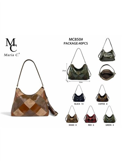 Bolso hobo patchwork efecto piel 2