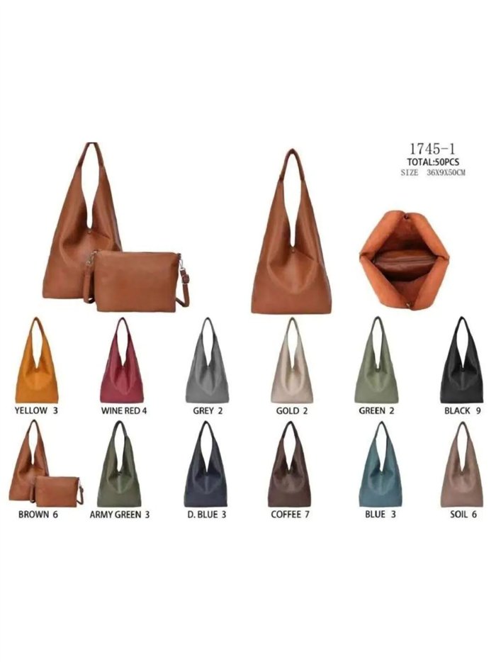 Borsa shopper Hobo con beauty case removibile