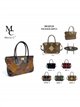 Bolso de mano patchwork geométrico
