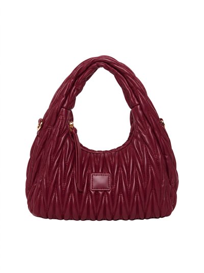 Bolso hobo acolchado con bandolera
