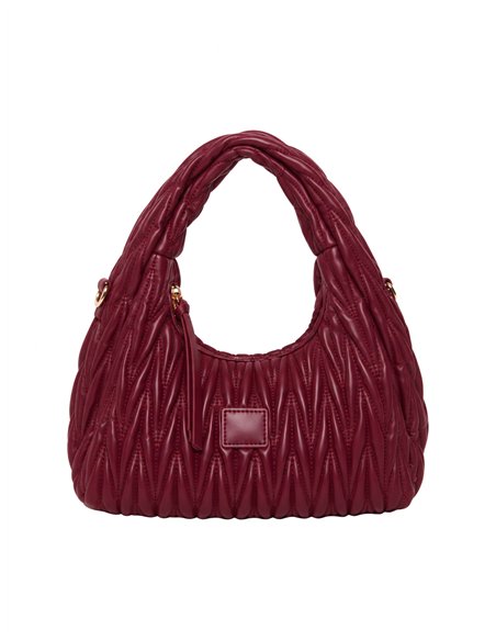 Bolso hobo acolchado con bandolera