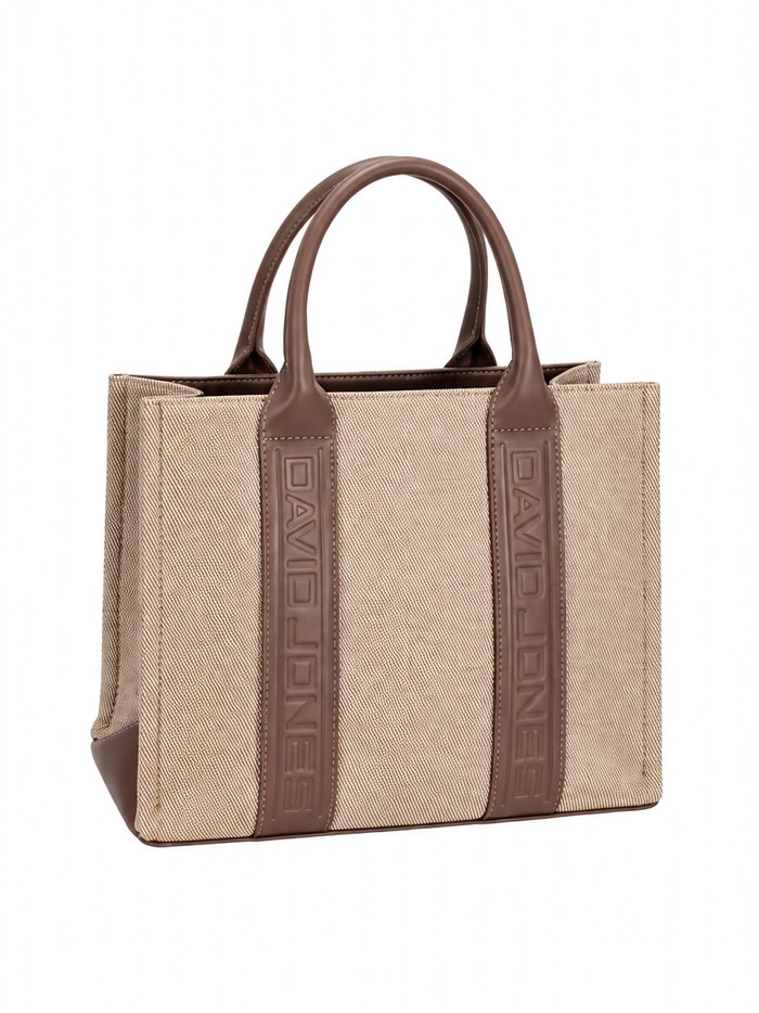 Sacola de compras bicolor