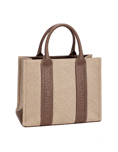 Sacola de compras bicolor
