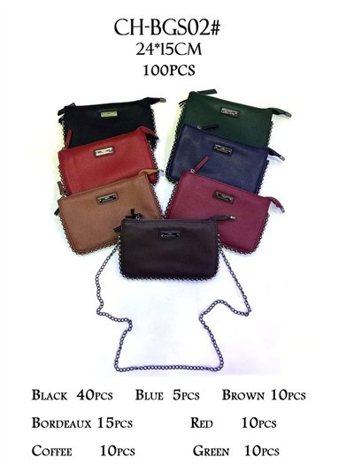 Bolso bandolera cadena con tachuelas 2