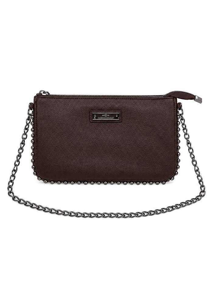 Bolso bandolera cadena con tachuelas