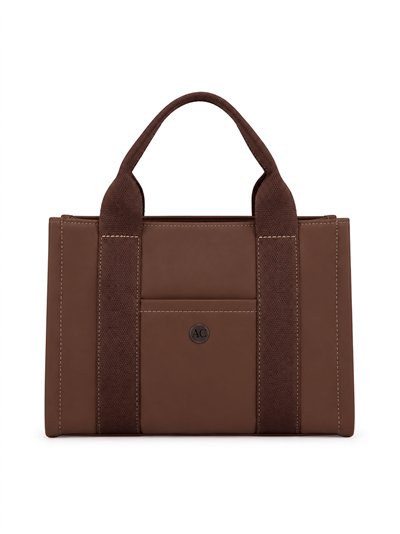 Bolso tote estructurado con asa bandolera