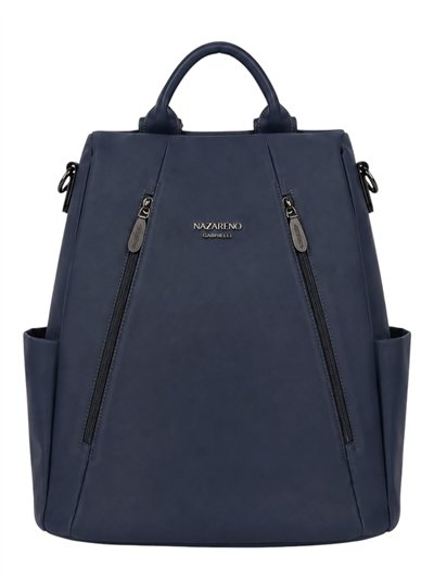 Zaino antifurto in nylon con tasca frontale
