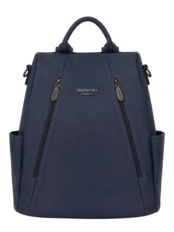 Zaino antifurto in nylon con tasca frontale