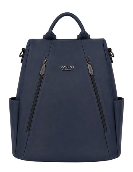 Zaino antifurto in nylon con tasca frontale