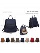 Diebstahlsicherer Nylon-Rucksack mit Vordertasche