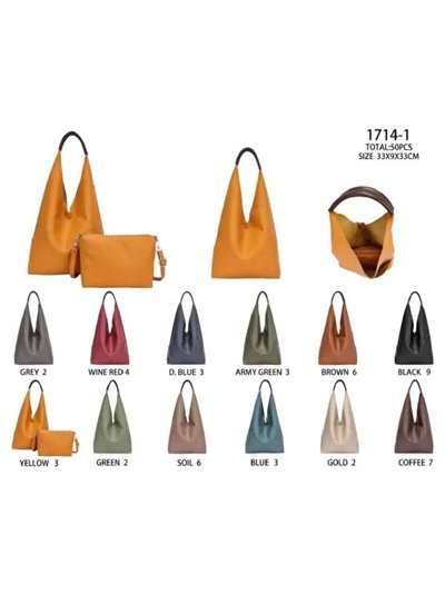Borsa shopper con beauty case removibile 2