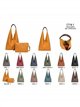 Borsa shopper con beauty case removibile