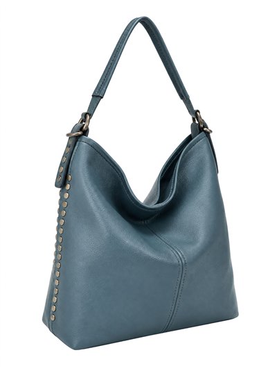 Bolso hobo amplio con con tachuelas