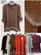 Suéter plus size com barra de strass
