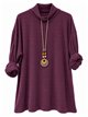 Suéter de gola alta oversized com gola