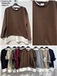 Moletom com efeito de camisa e tachas