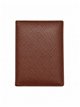 Leather vertical card holder