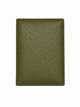 Leather vertical card holder