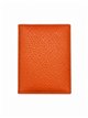 Leather vertical card holder