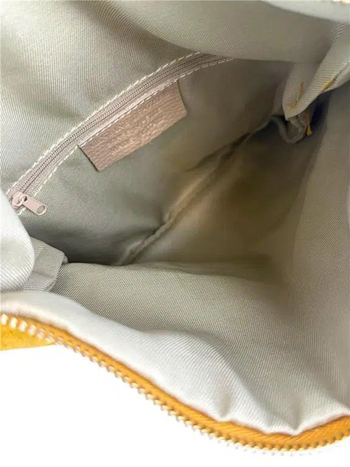 Sac bandoulière en cuir suédé avec rabat