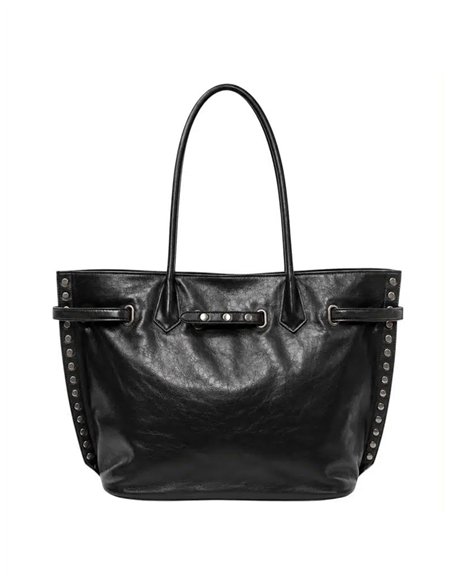 Sac cabas structuré avec picots latéraux