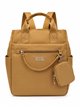 Zaino in nylon Coveri Collection con portamonete removibile.