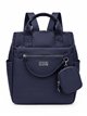 Zaino in nylon Coveri Collection con portamonete removibile.
