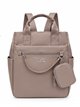 Zaino in nylon Coveri Collection con portamonete removibile.