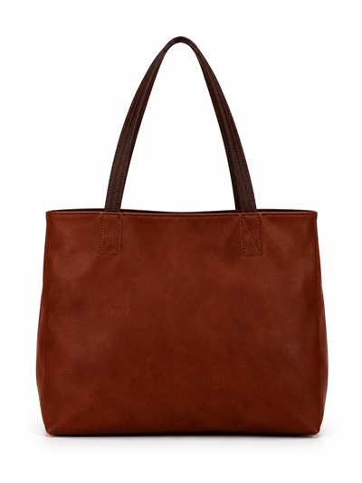Sac cabas réversible avec trousse de toilette amovible