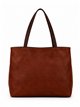 Borsa shopper reversibile con beauty case rimovibile