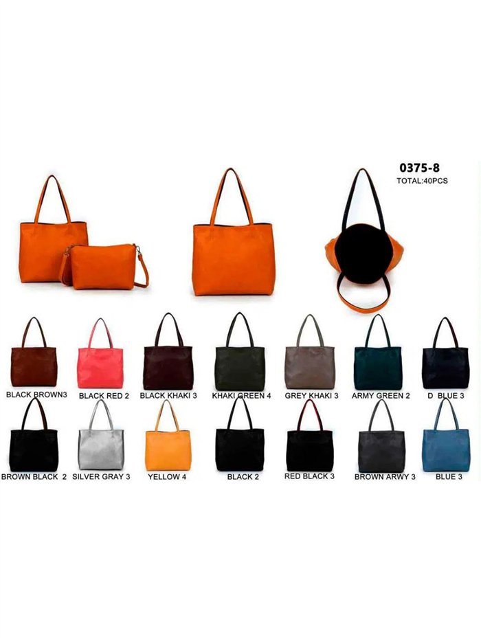 Borsa shopper reversibile con beauty case rimovibile