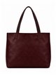 Borsa shopper reversibile con beauty case rimovibile