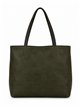 Borsa shopper reversibile con beauty case rimovibile