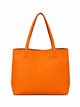 Borsa shopper reversibile con beauty case rimovibile