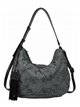 Borsa a tracolla trapuntata con nappina e tracolla