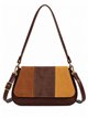 Borsa a tracolla patchwork con patta