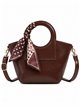 Petit sac à main avec anses rondes et foulard