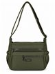 Borsa a tracolla Nylon multitasche con cerniera frontale