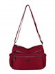 Bolso bandolera nylon multipocket con cremalleras frontales