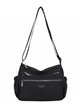 Bolso bandolera nylon multipocket con cremalleras frontales