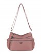 Bolso bandolera nylon multipocket con cremalleras frontales