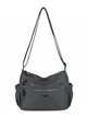 Bolso bandolera nylon multipocket con cremalleras frontales
