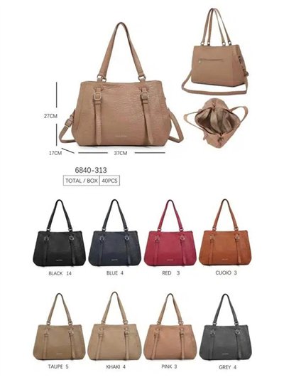 Grand sac cabas avec anses décoratives 2