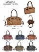 Handtasche mit dekorativem Verschluss und Schulterriemen