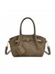 Handtasche mit dekorativem Verschluss und Schulterriemen